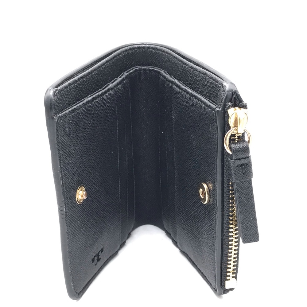 EUC TORY BURCH ROBINSON BLACK WALLET - Picture 15 of 16